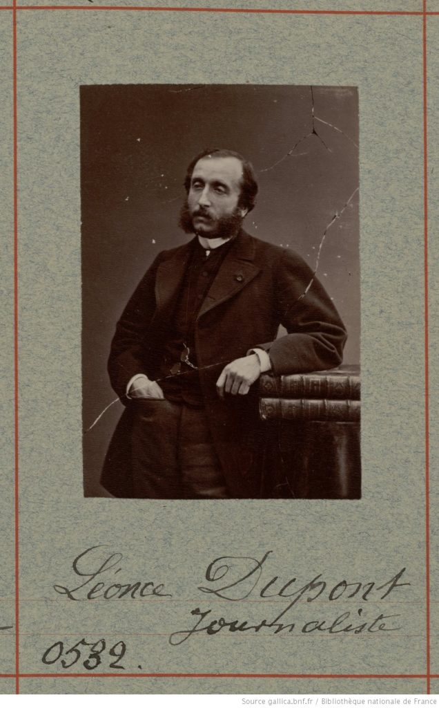 Léonce Dupont, journaliste, Atelier Nadar, 1900. BNF